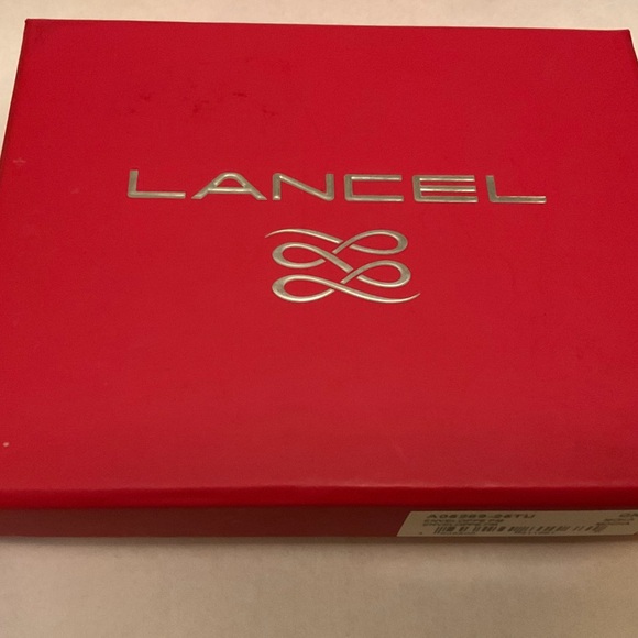 NIB Lancel Paris Double Wrap Leather Bracelet w/ Coin Charm • Made in France - Picture 9 of 10